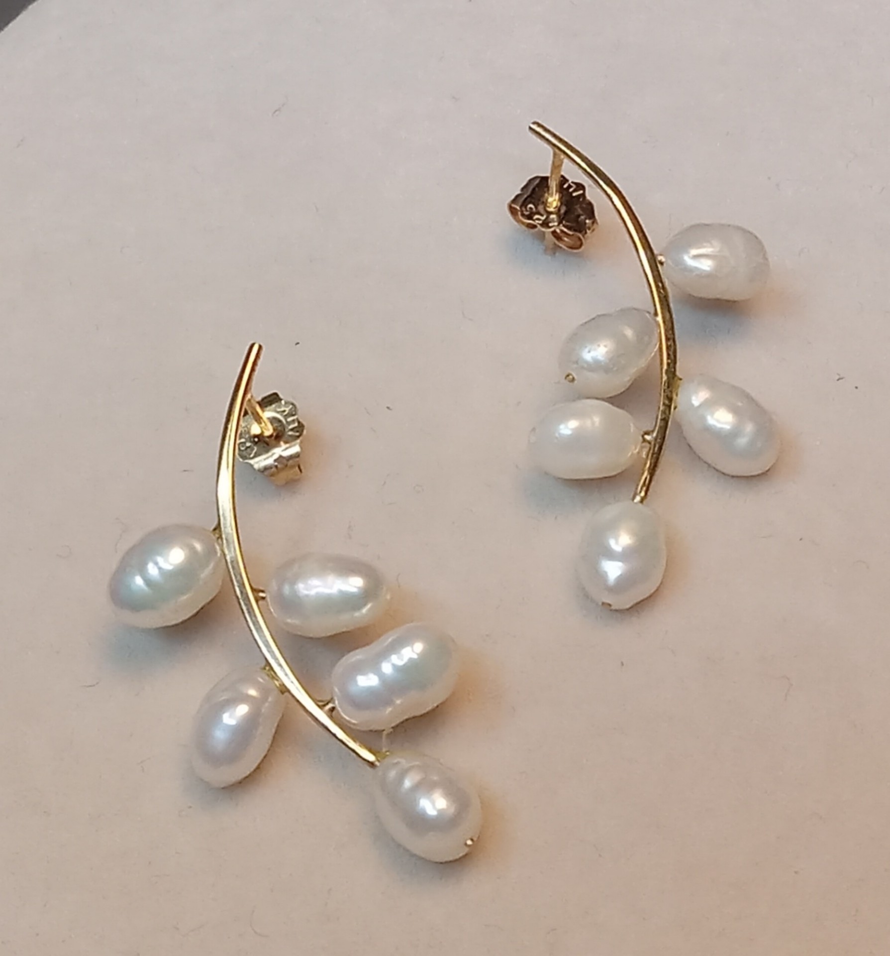 10K / 14K Gold & Pearl Jewelry (3+dwt) - image 9 of 13