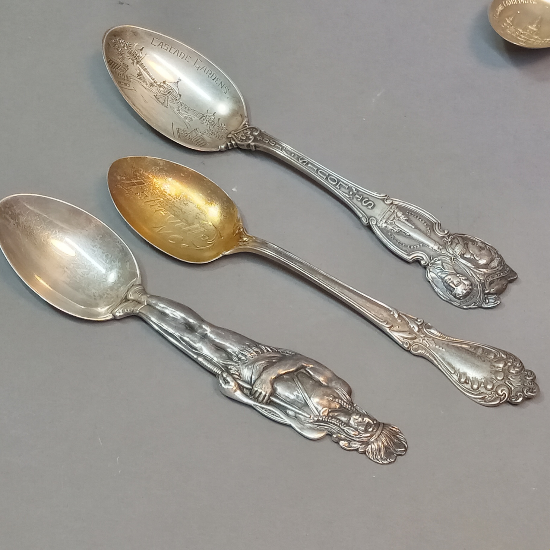 Sterling Souvenir Spoons - Tiffany & Co., More (222+dwt) - image 9 of 15
