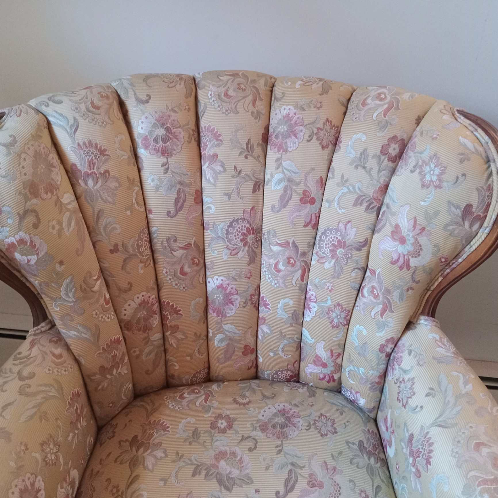Vintage Upholstered Arm Chair - image 3 of 8