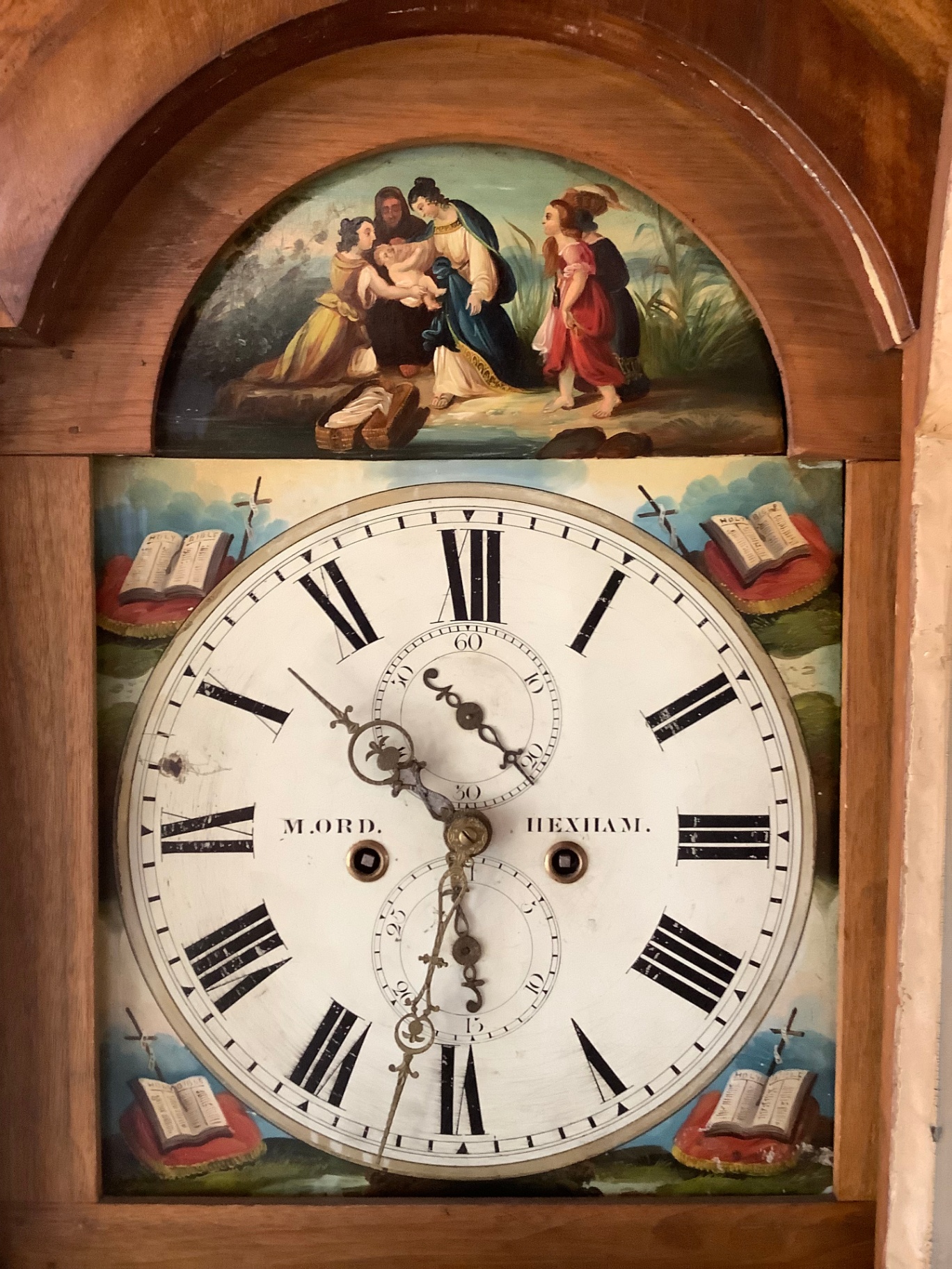 Antique Matthew Ord English Longcase Clock - image 1 of 10
