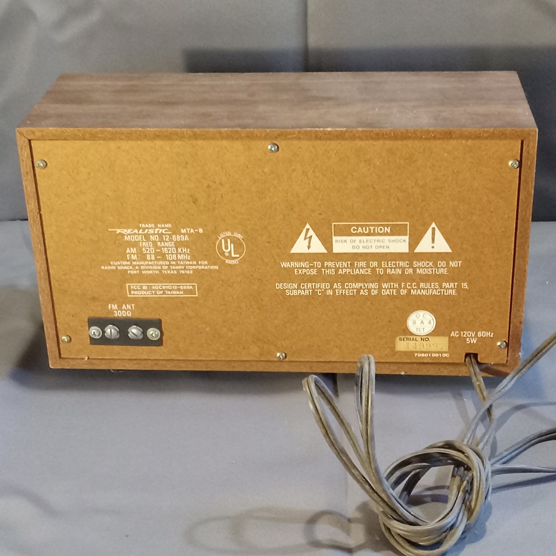 Realistic MTA-8 Radio - image 6 of 8