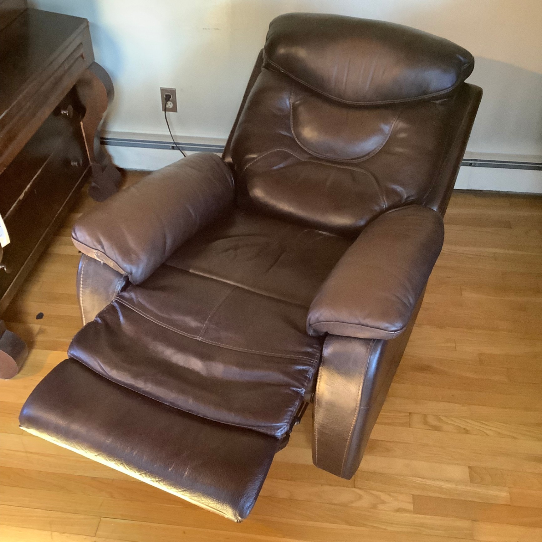 Home Meridian Leather Recliner - image 2 of 4