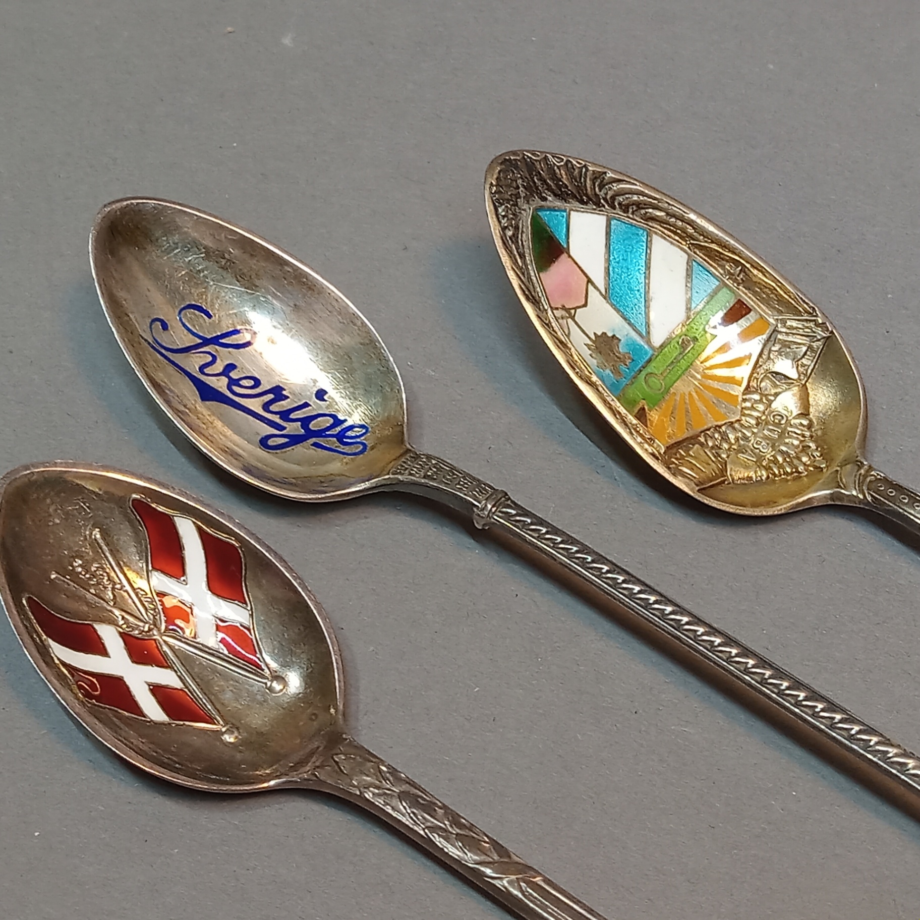 Sterling Souvenir Tea Spoons (63+dwt) - image 6 of 15