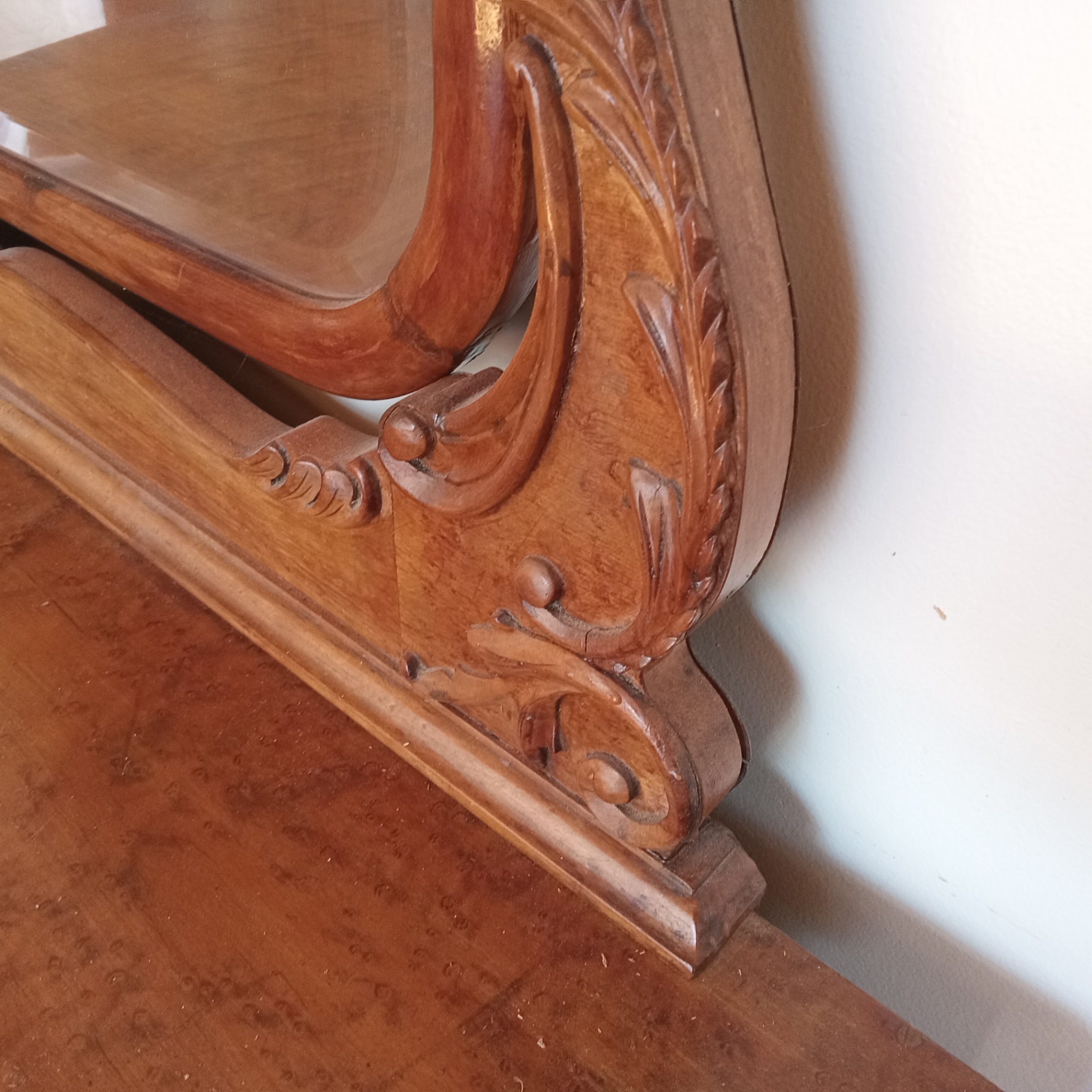 Antique Vanity/Dresser w/Mirror and Chair - image 5 of 32