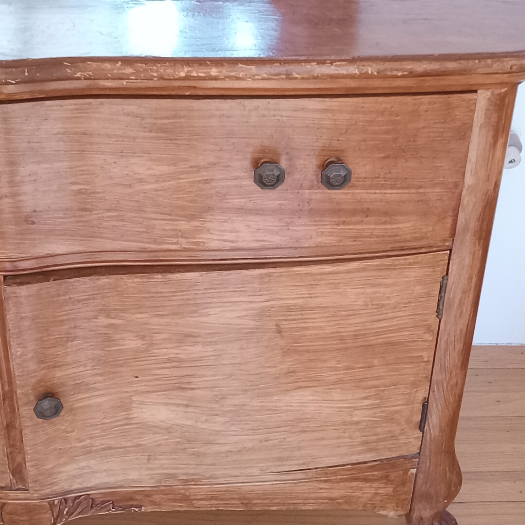 Antique Vanity/Dresser w/Mirror and Chair - image 14 of 32