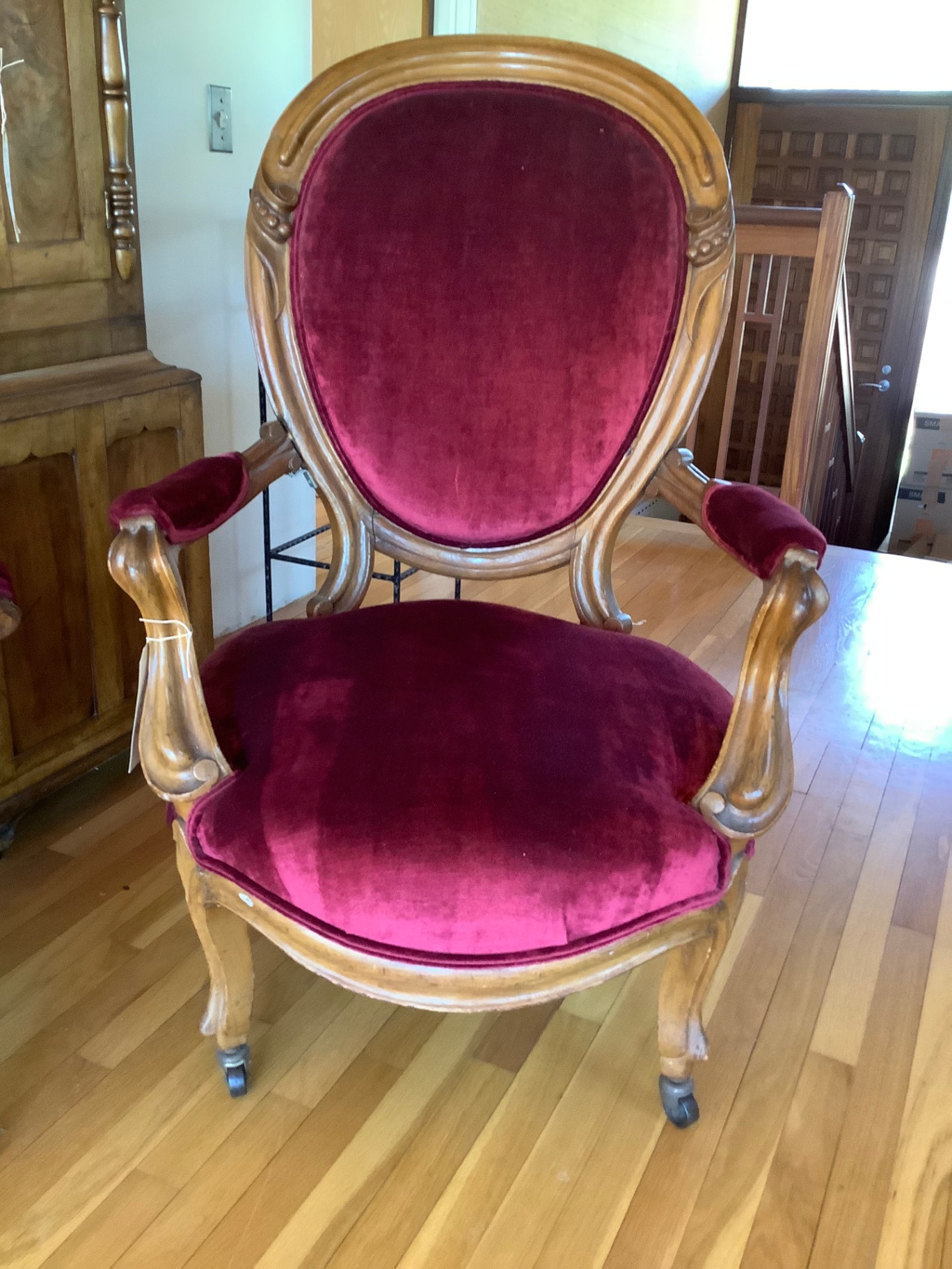 Antique Settee and Chair - image 8 of 11