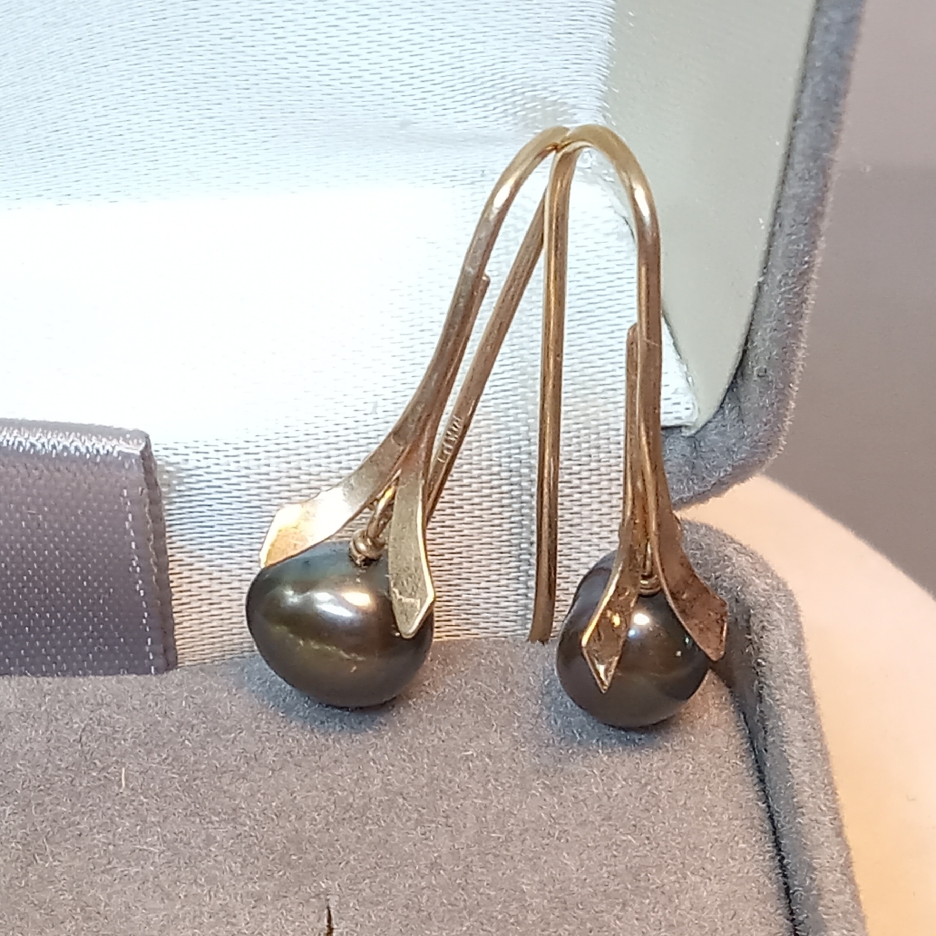 10K / 14K Gold & Pearl Jewelry (3+dwt) - image 5 of 13