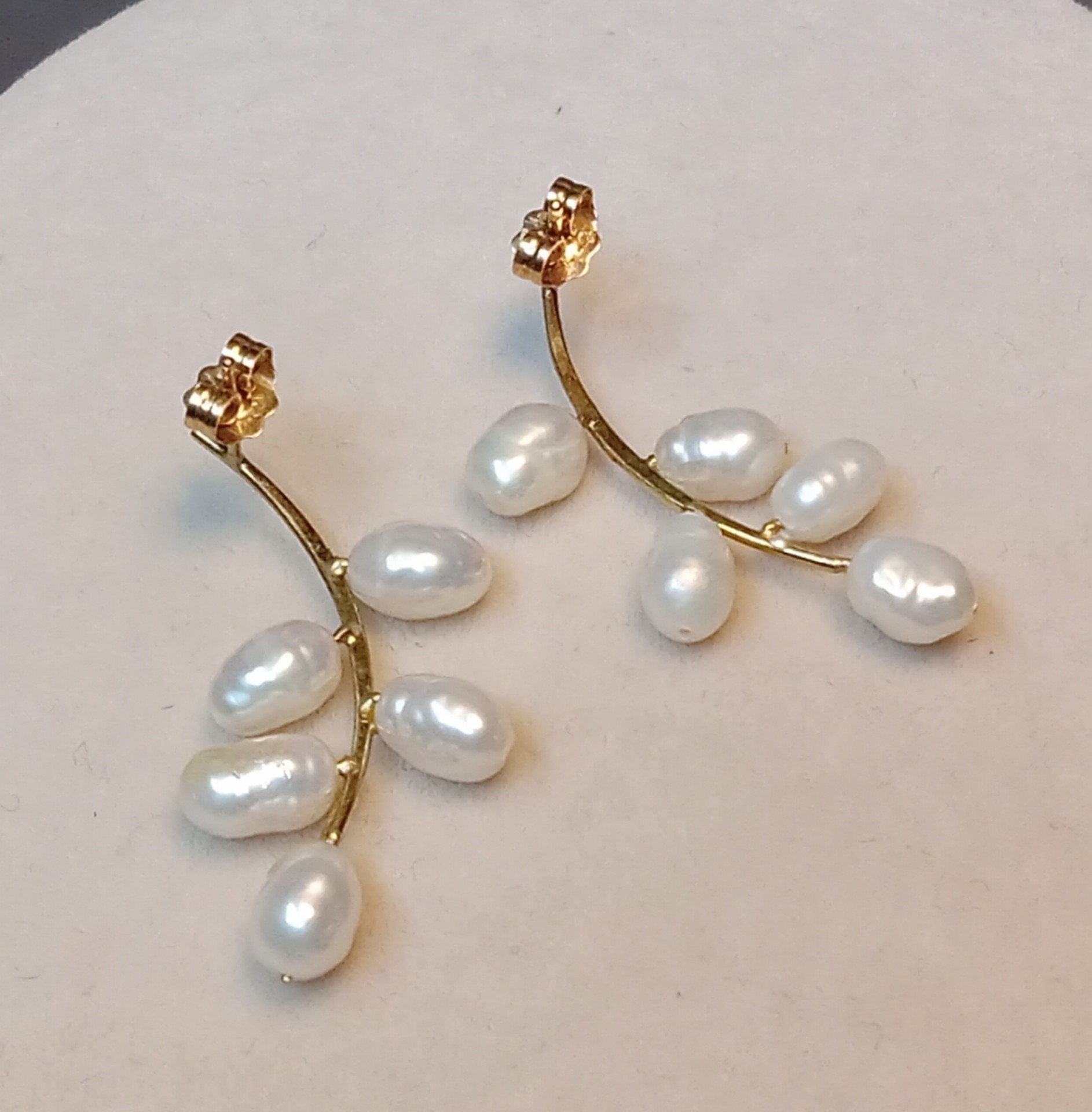 10K / 14K Gold & Pearl Jewelry (3+dwt) - image 10 of 13