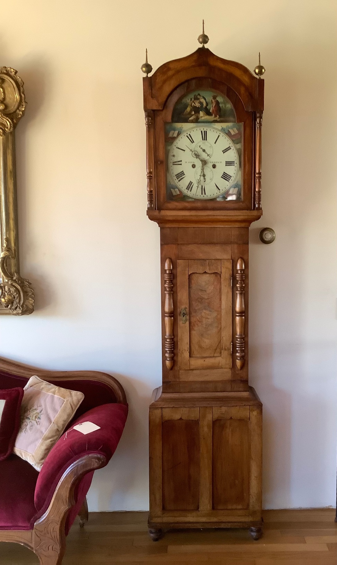 Antique Matthew Ord English Longcase Clock - image 2 of 10