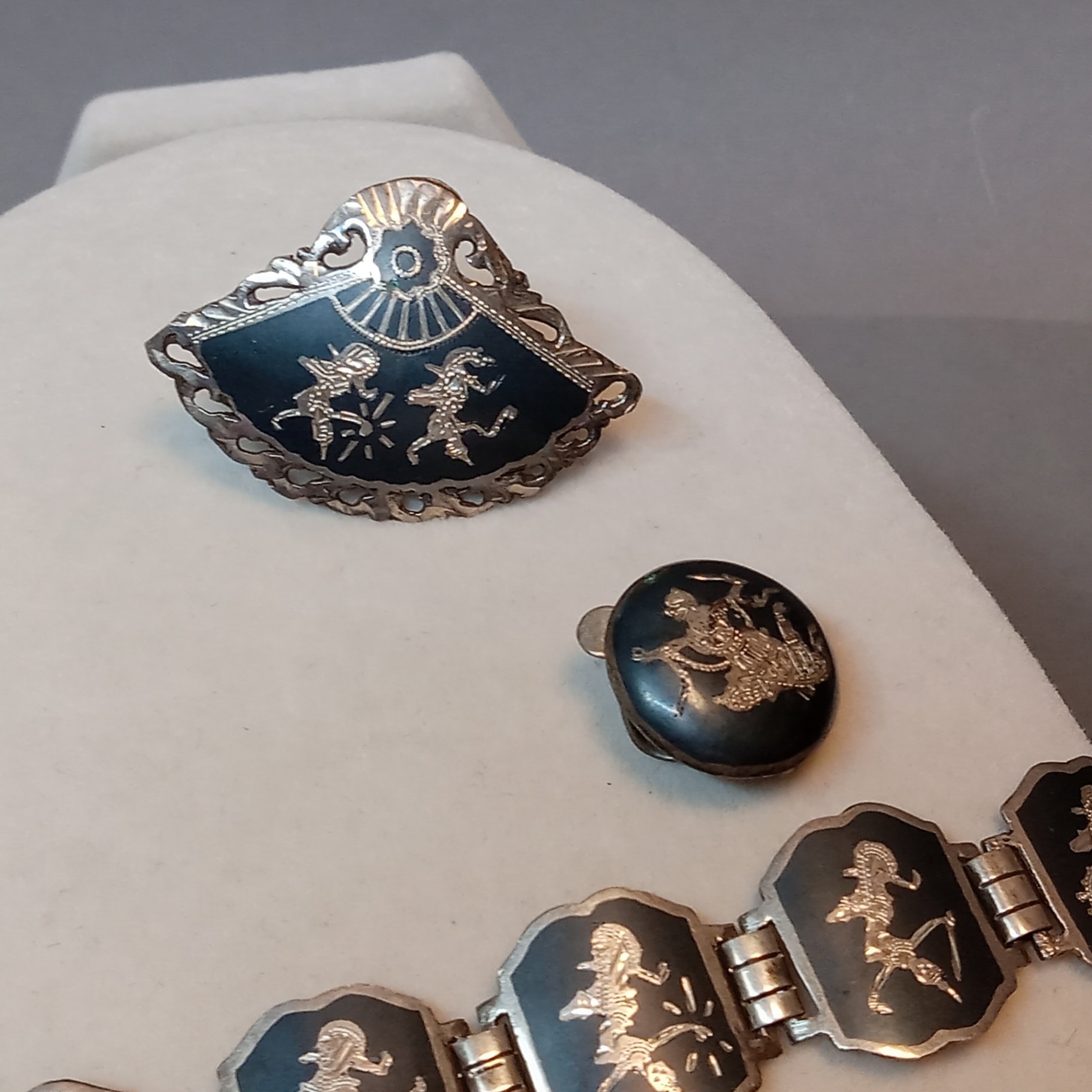 Vintage Siam Sterling Jewelry (32dwt) - image 10 of 18