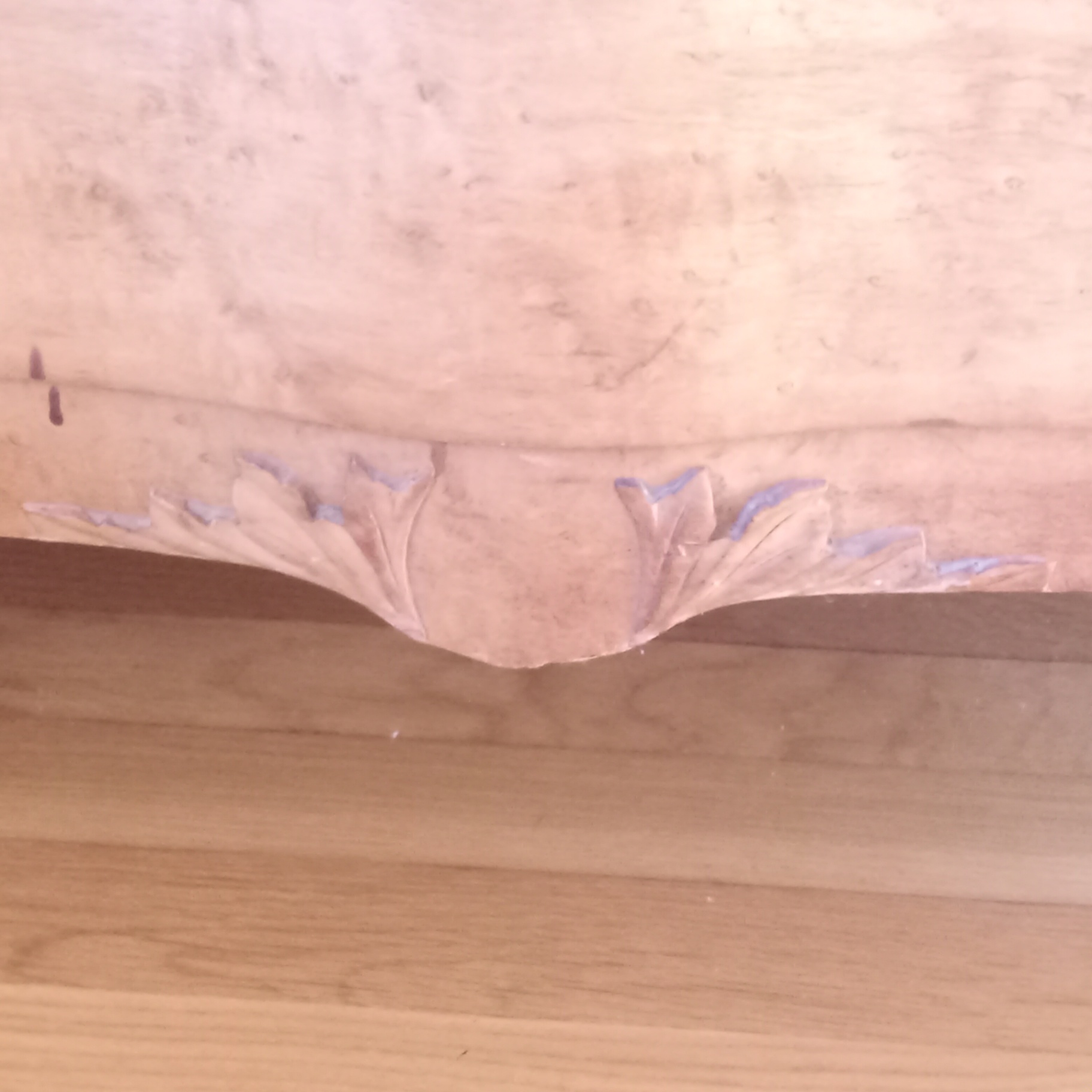 Antique Bird's Eye Maple Vanity w/Mirror & Bench - image 26 of 35