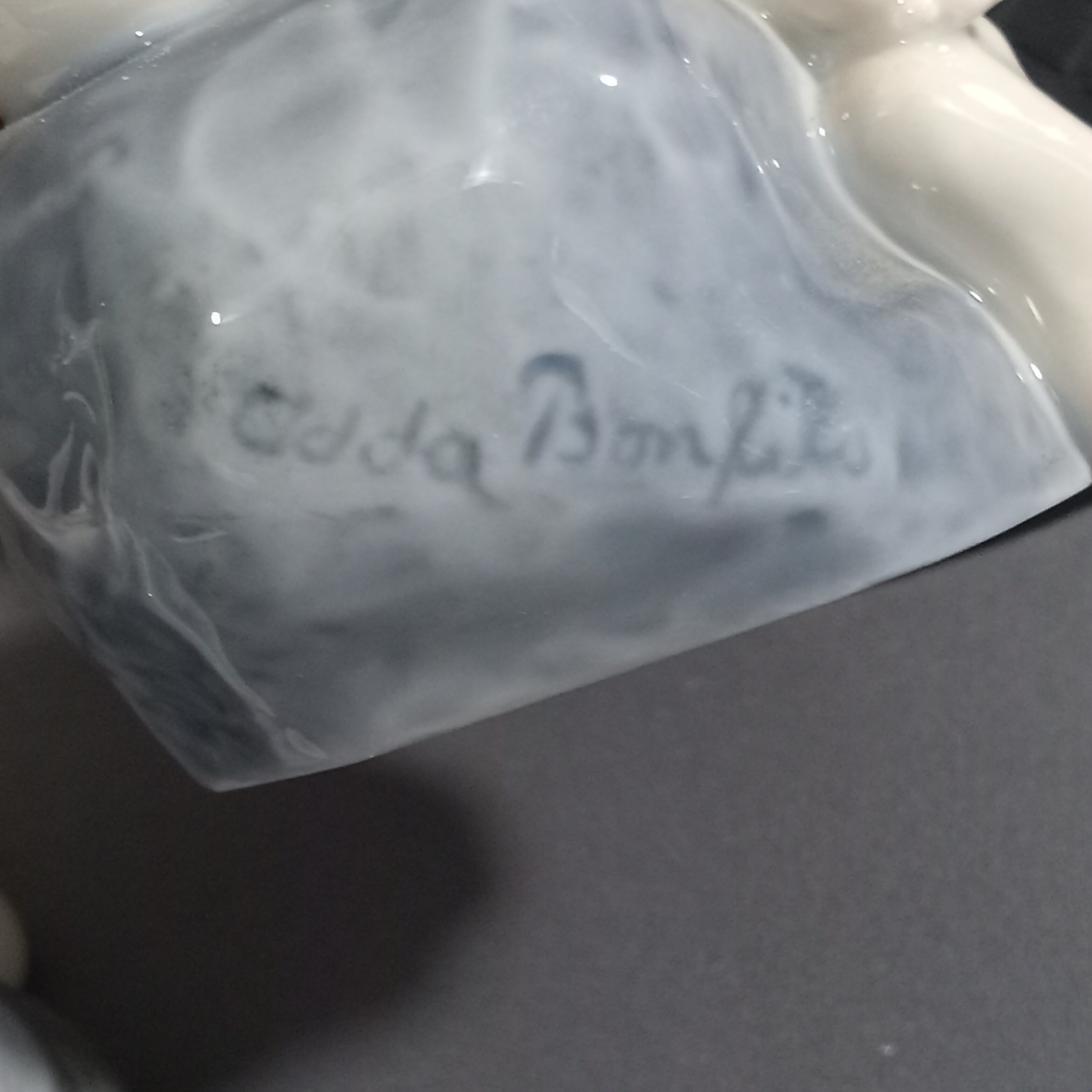 Royal Copenhagen Girl on Rock Figurines - image 7 of 9