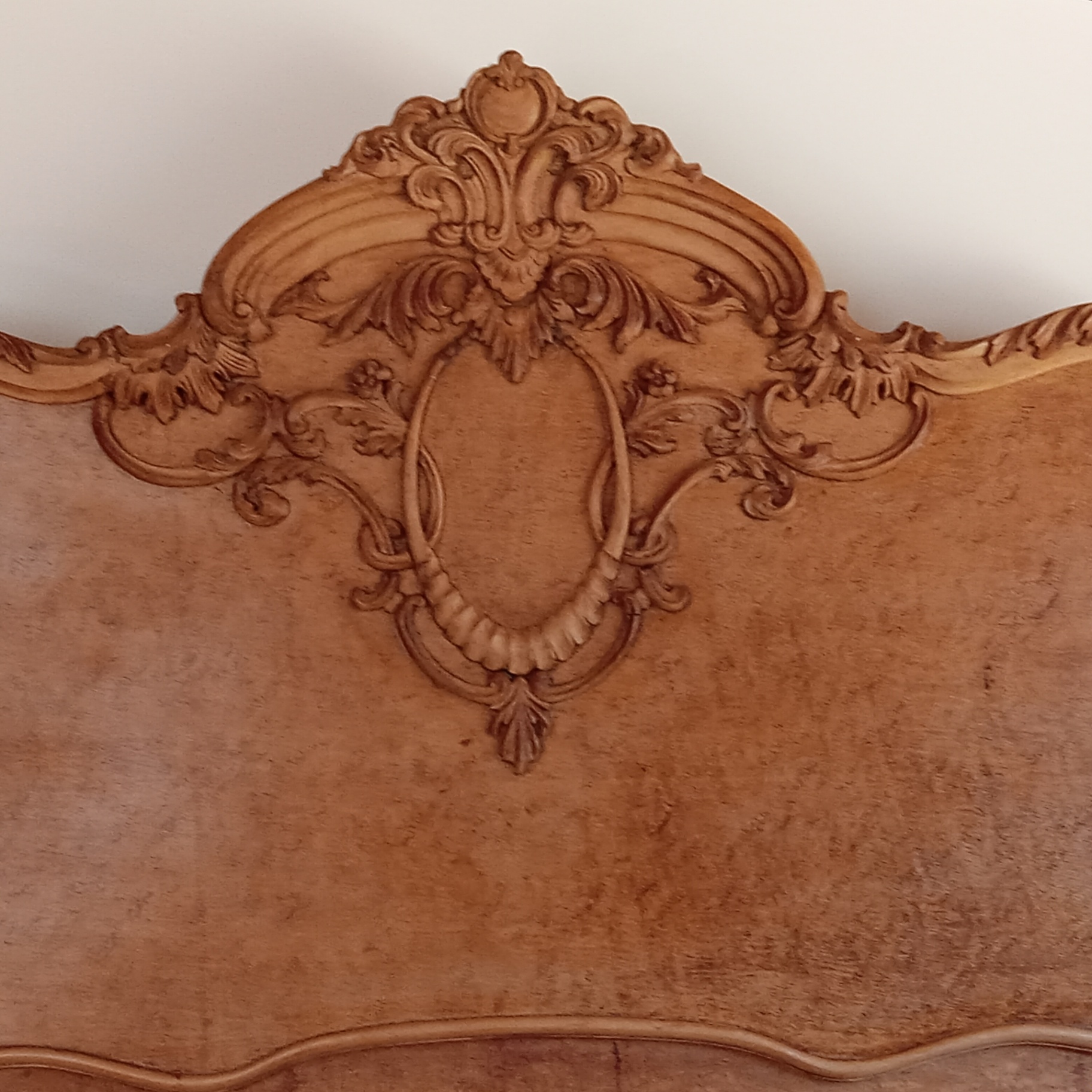 Antique Bird's Eye Maple Bed - image 10 of 16