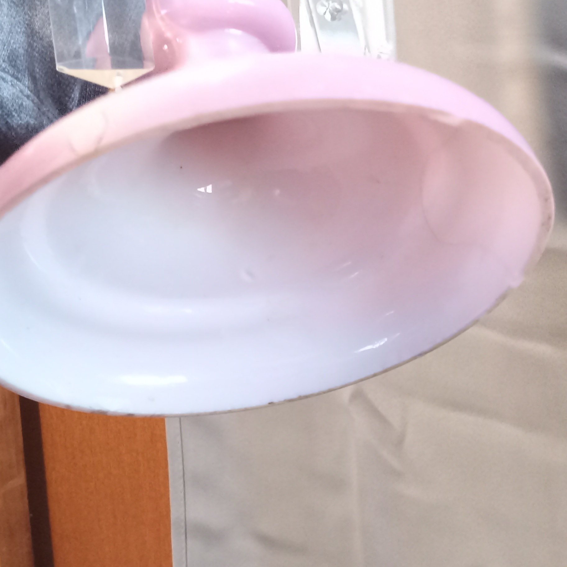 Antique Red & Pink Glass Lustres - image 17 of 19