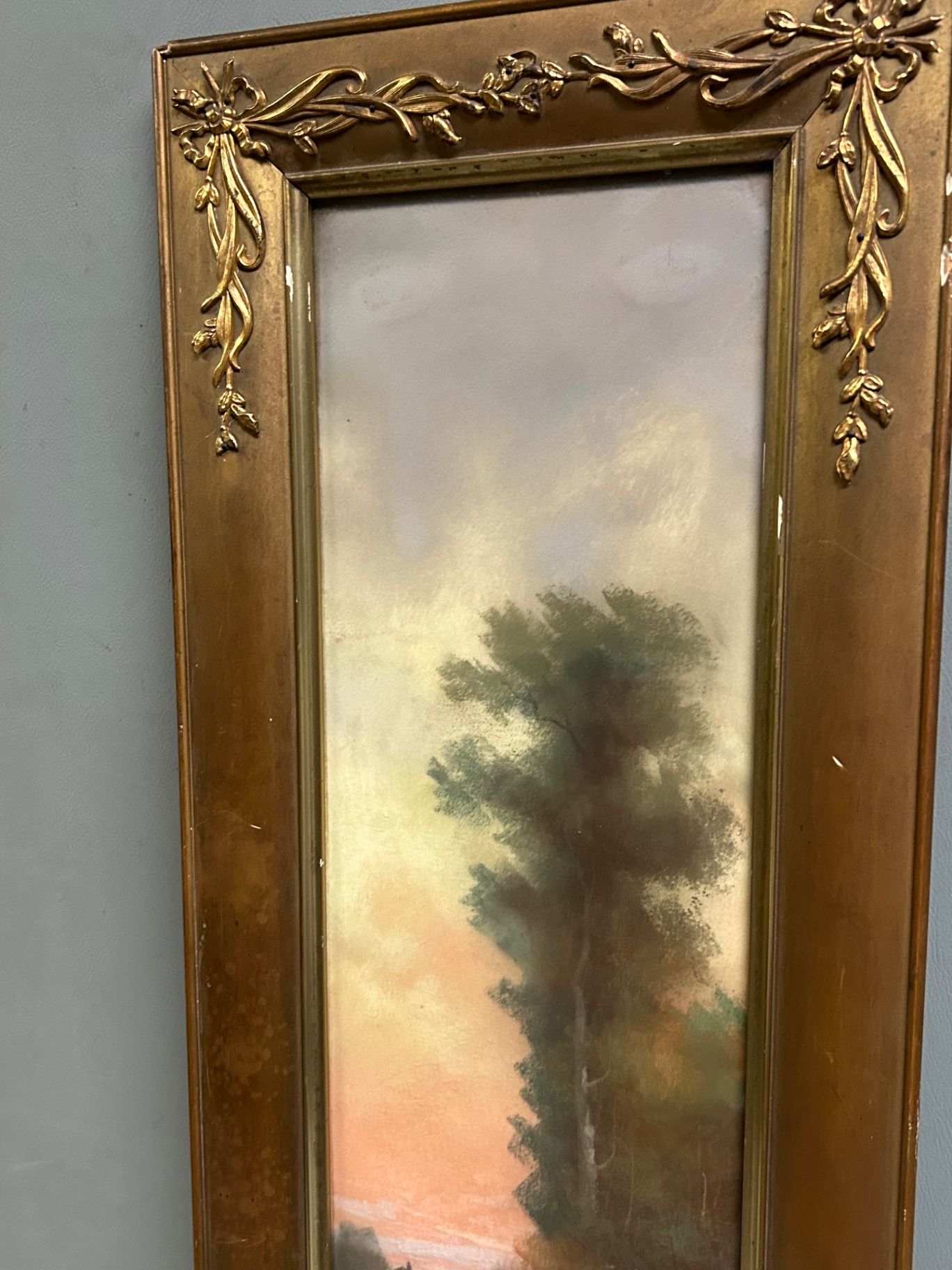 Pastel Water Landscape Drawing  - image 3 of 5