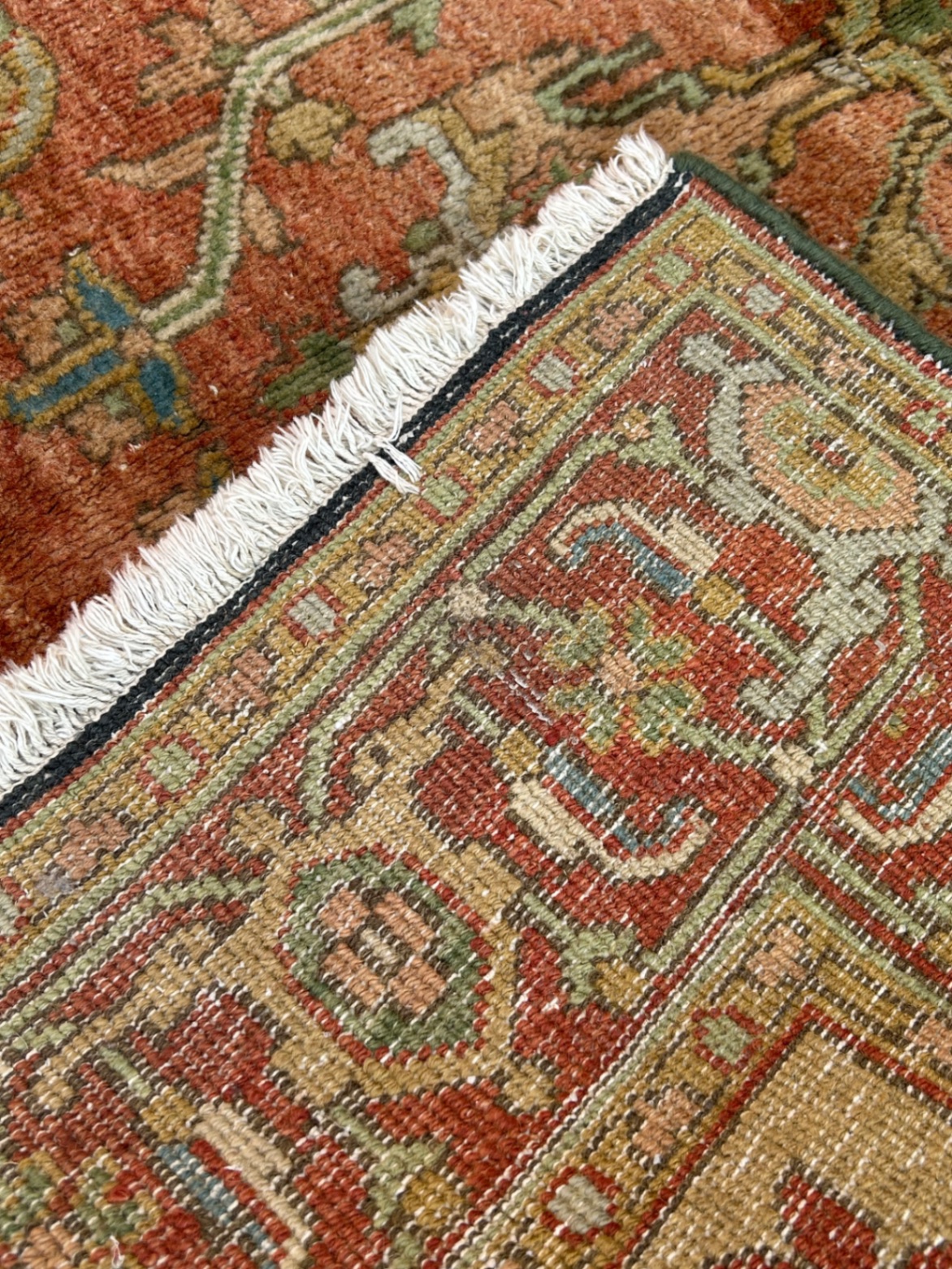 Handwoven Wool Serapi Rug - image 3 of 5