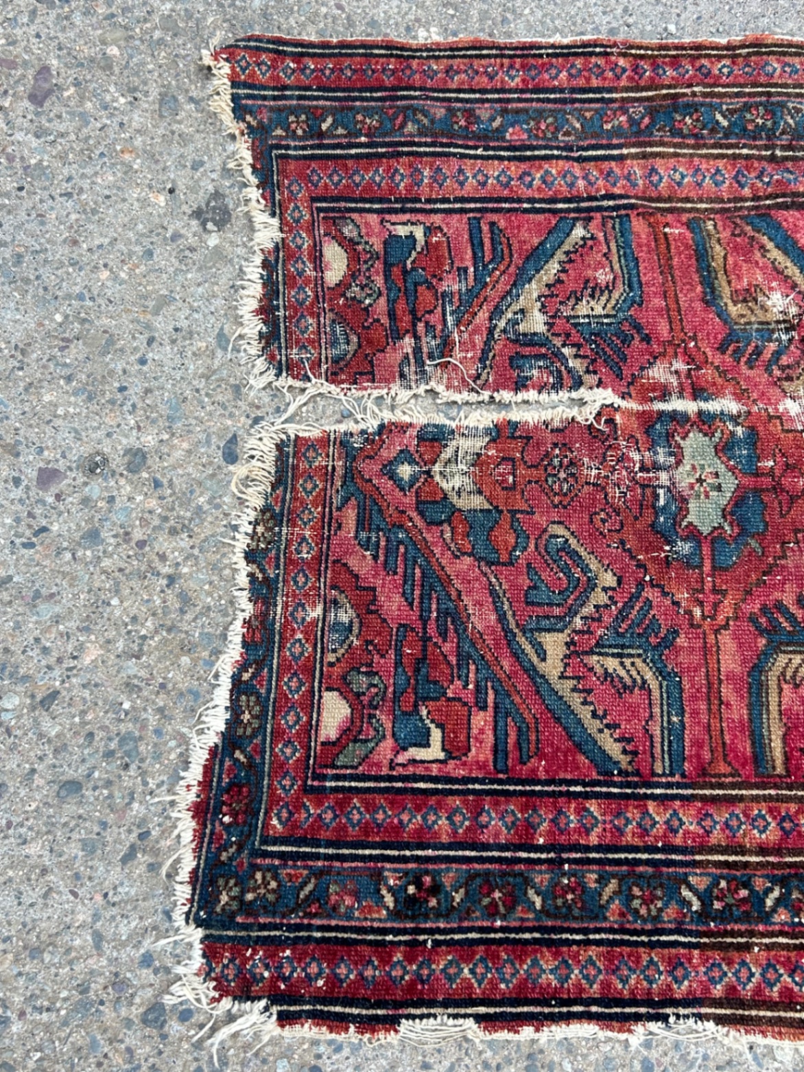 Turkish Area Rug Worn  - image 5 of 5