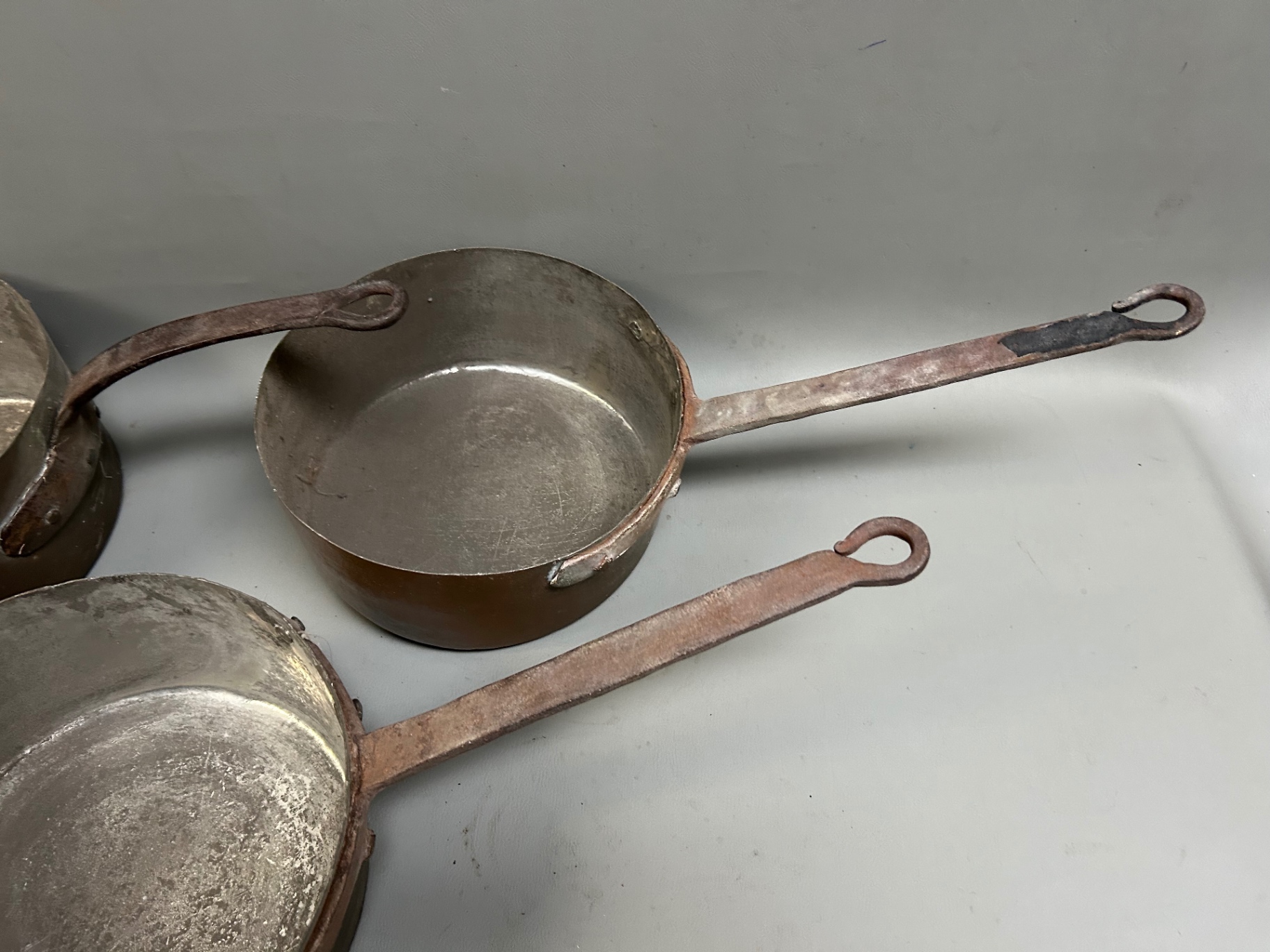 Antique Hotel de Paris/ E. Dehillerin French Copper Ware Pots  - image 7 of 8