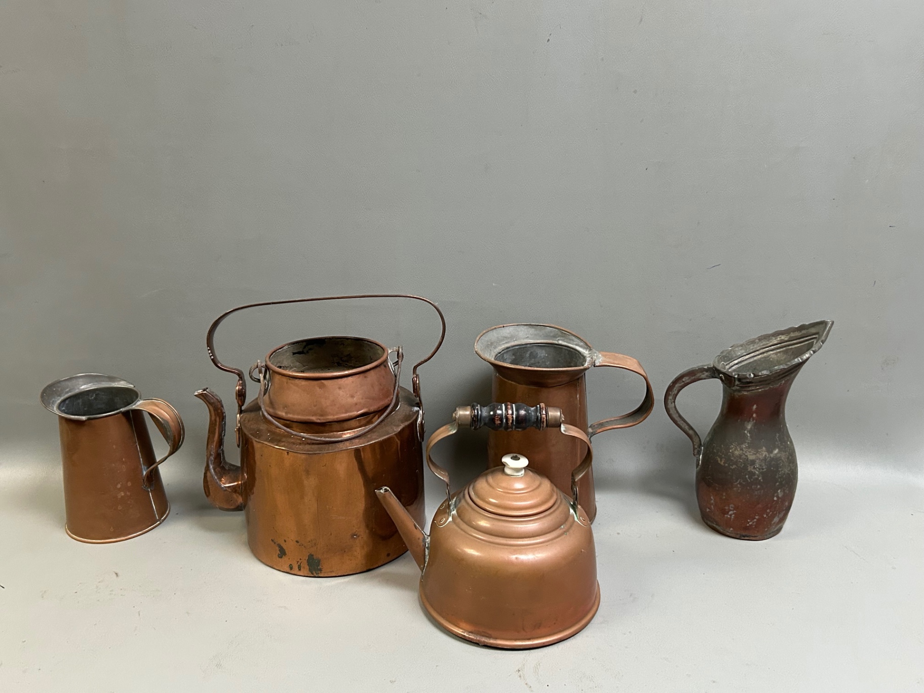 Copper Kettles and Pitchers.  - image 1 of 8