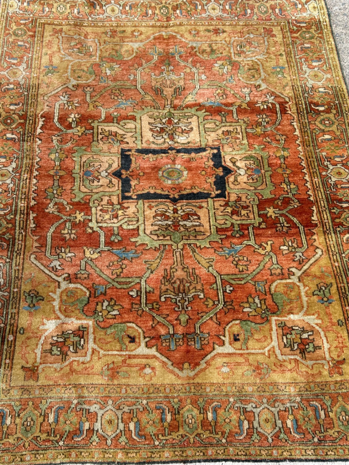 Handwoven Wool Serapi Rug - image 4 of 5