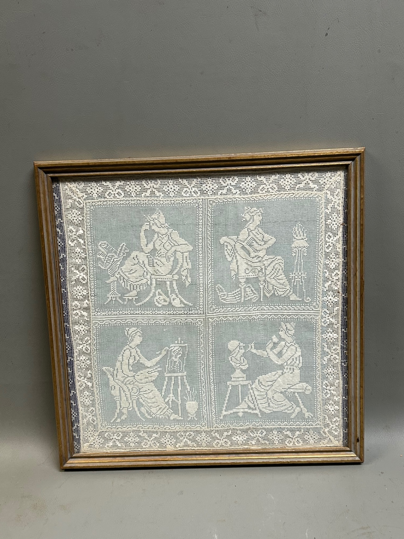 Lace Textile Classical Female Artisans - image 2 of 4