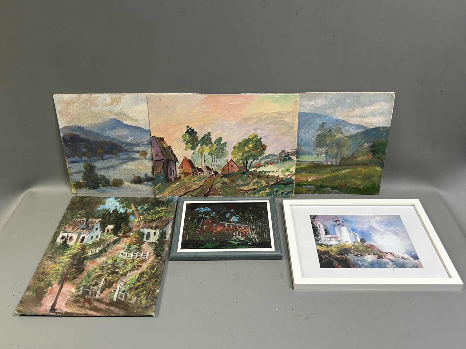 Group of Six Paintings - image 1 of 4