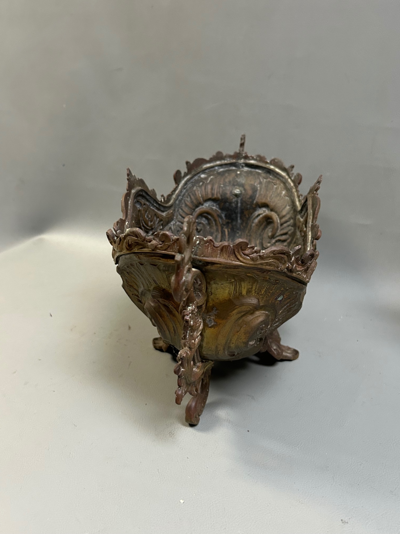 Antique French Brass Jardinieres - image 4 of 5