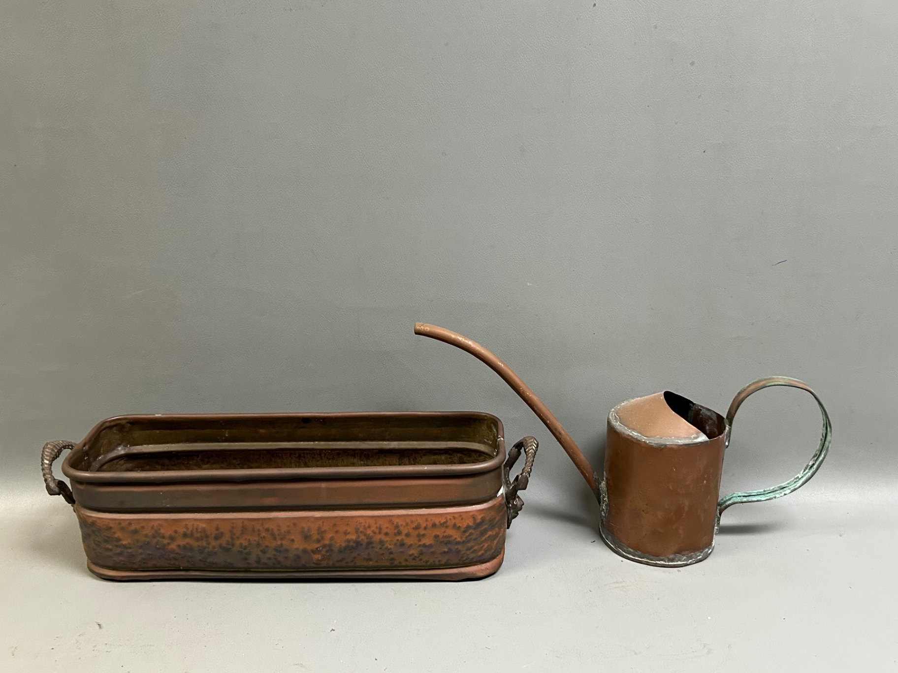 Copper Water Can and Planter  - image 1 of 4