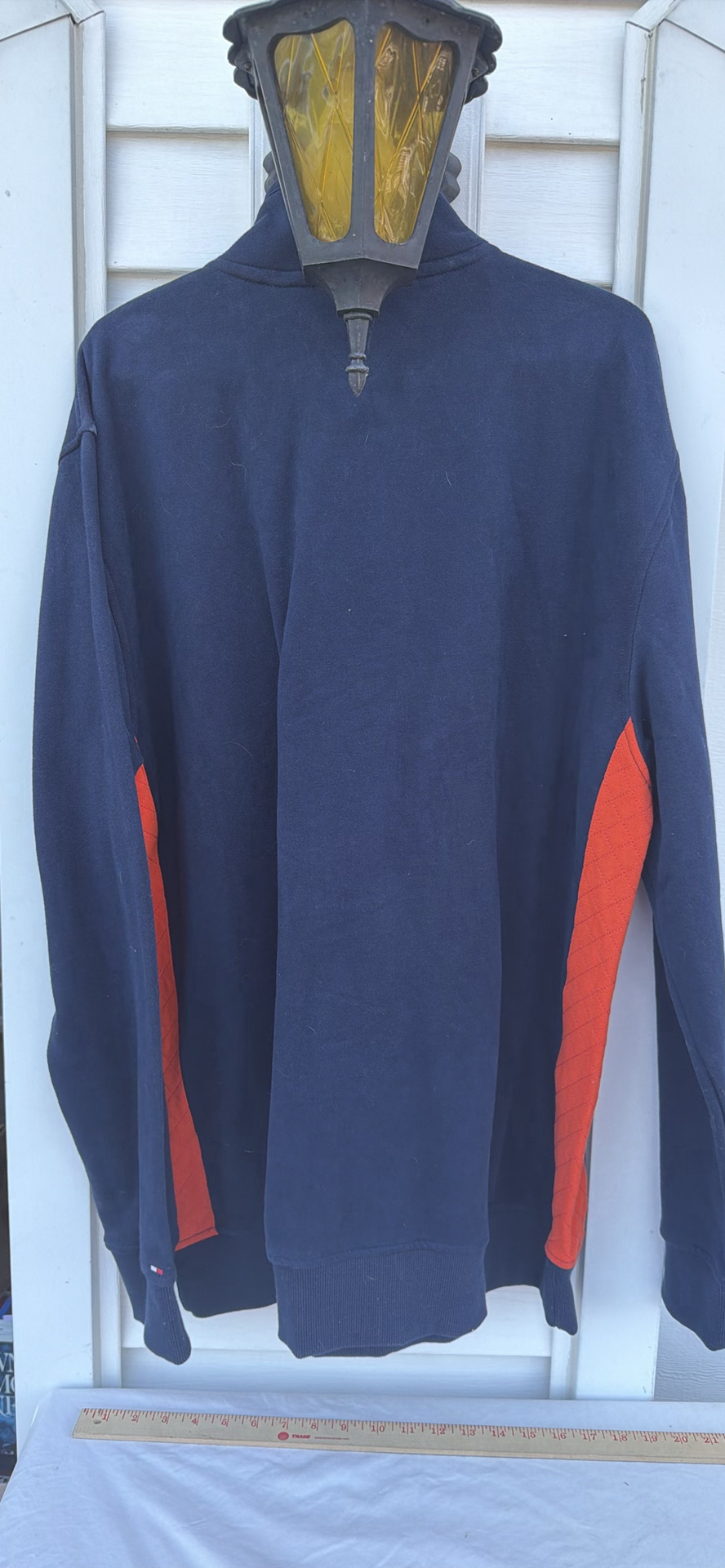 NWT Tommy Hilfiger Navy Pullover Sweatshirt XXL with Toggle Closures - image 8 of 8