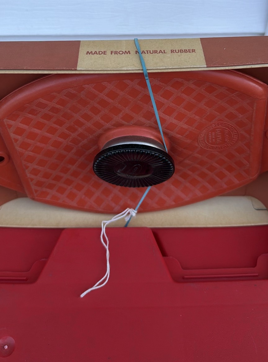 Plastic Storage Tote with Vintage Medical Tins and Rubber Ice Cap - image 2 of 17