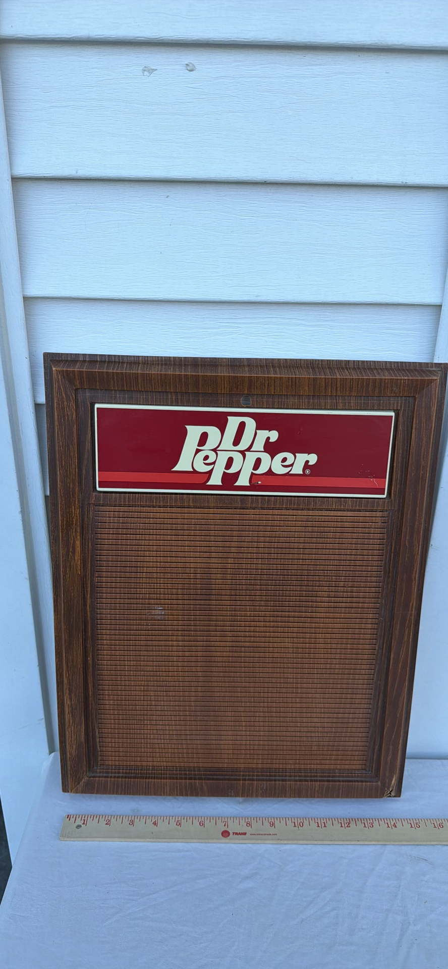 Vintage Dr Pepper Framed Advertising Sign - image 2 of 6