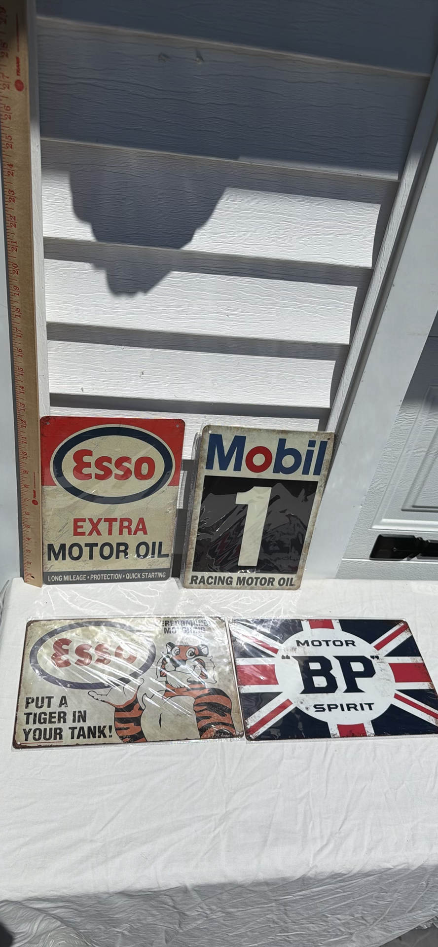 ESSO & BP Retro Style Metal Motor Oil Advertising Signs - image 2 of 3