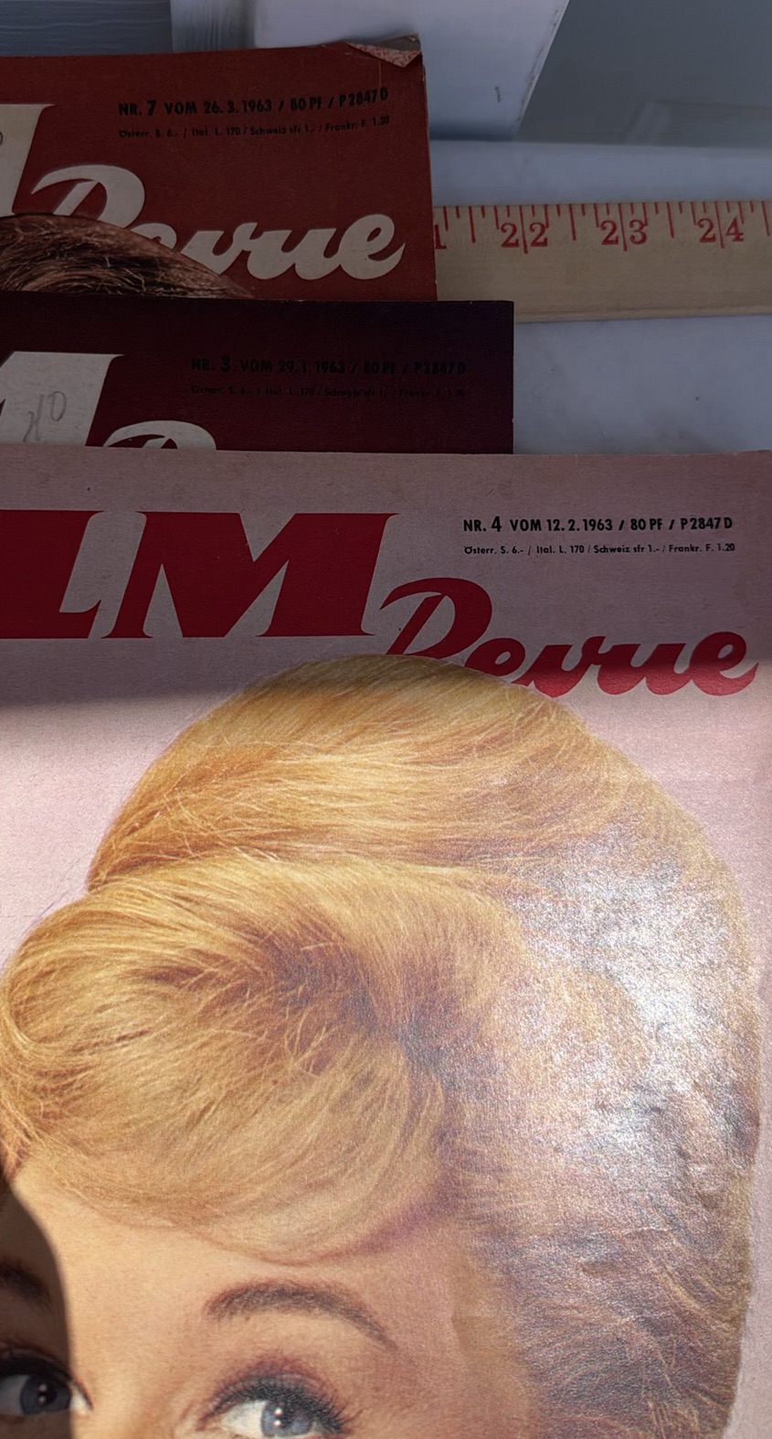 Vintage 1963 FILM Revue German Magazines - Lot Of 18 - image 4 of 11