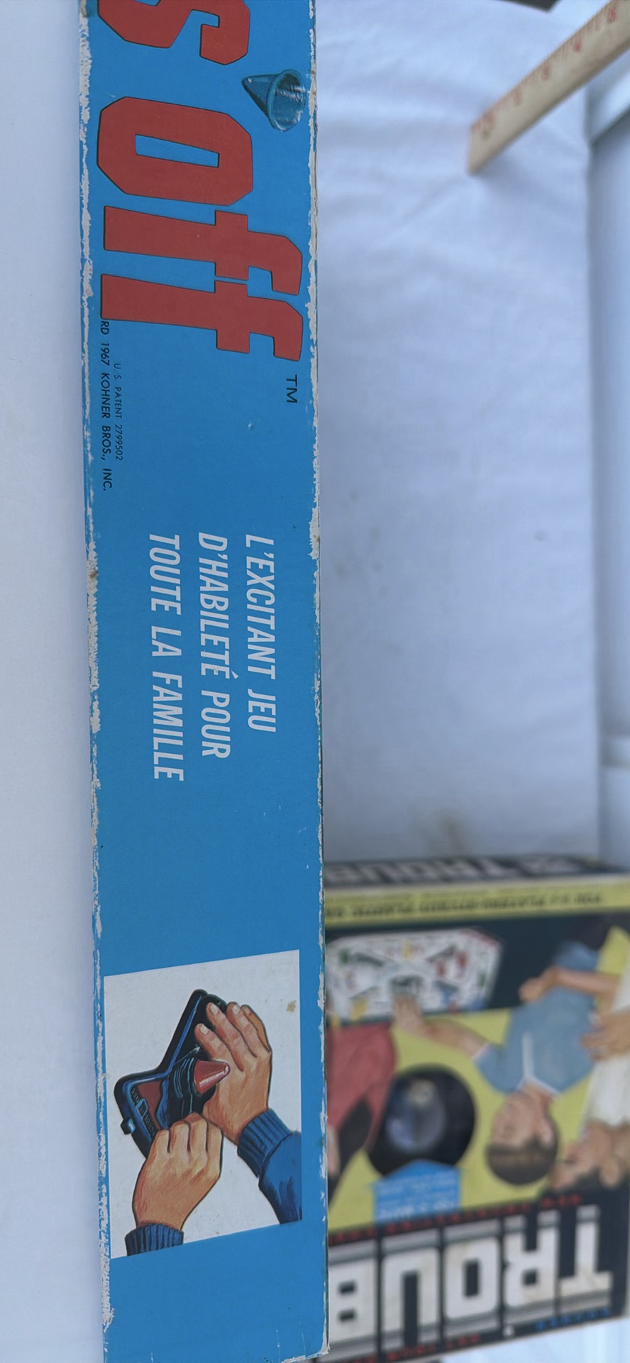 Vintage 1960s Kohner Hats Off and Trouble Board Games - image 15 of 20