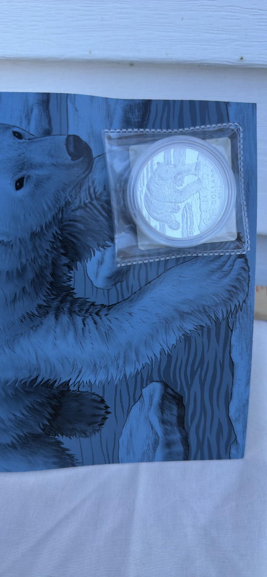 Royal Canadian Mint $50 Fine Silver Polar Bear Coin - image 8 of 8