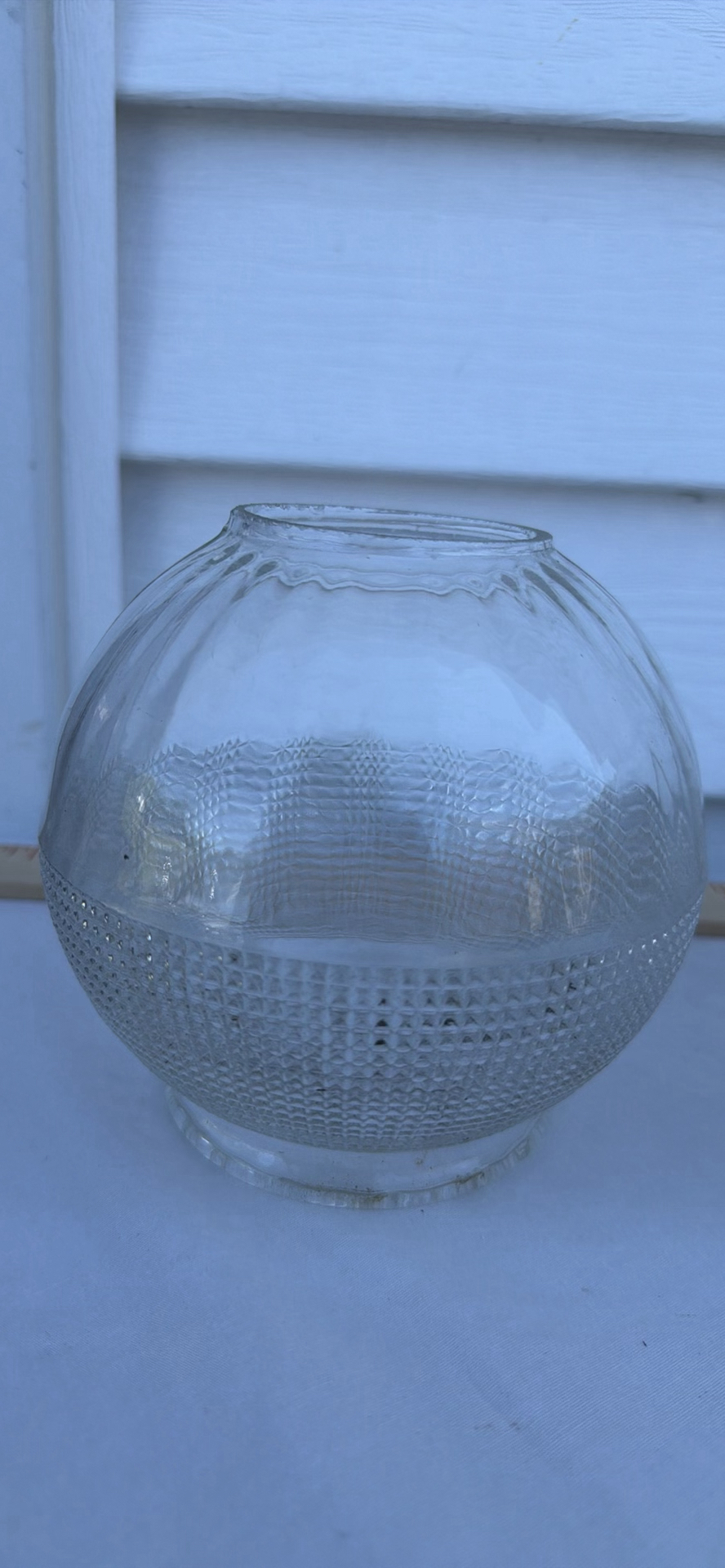 Three Vintage Glass Lamp Shades - image 3 of 7