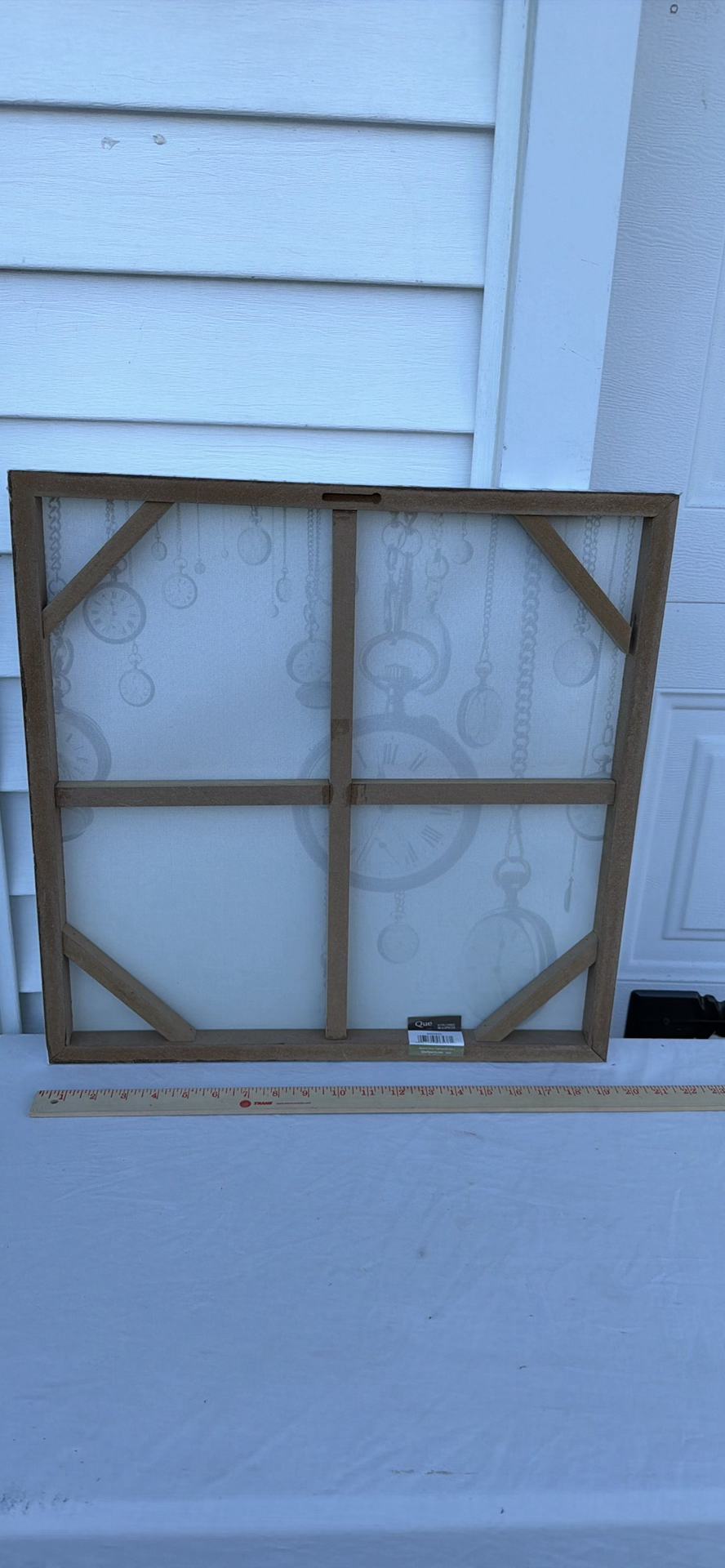 Canvas Wall Art with Hanging Pocket Watches - image 5 of 5