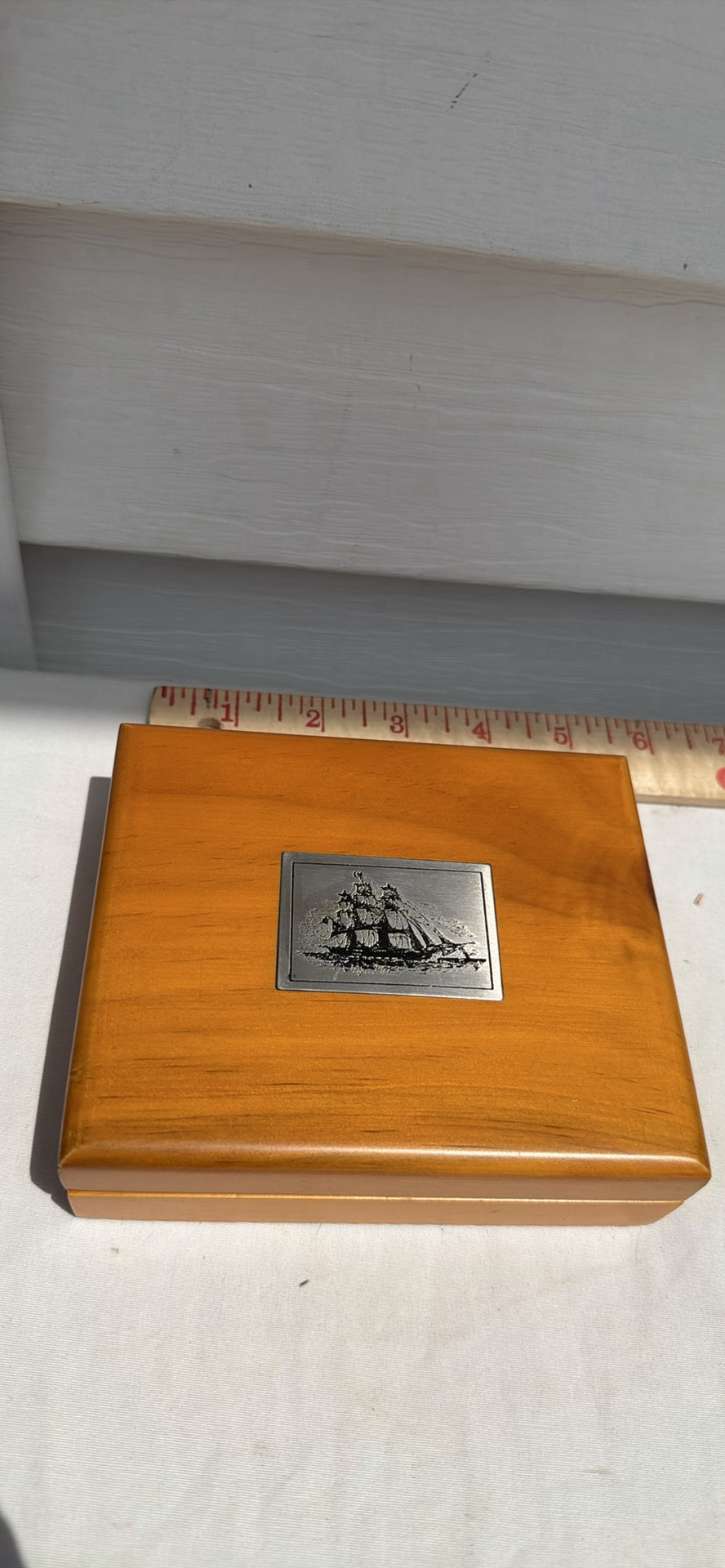 Wooden Presentation Box with Black Leather Wallet - image 2 of 10