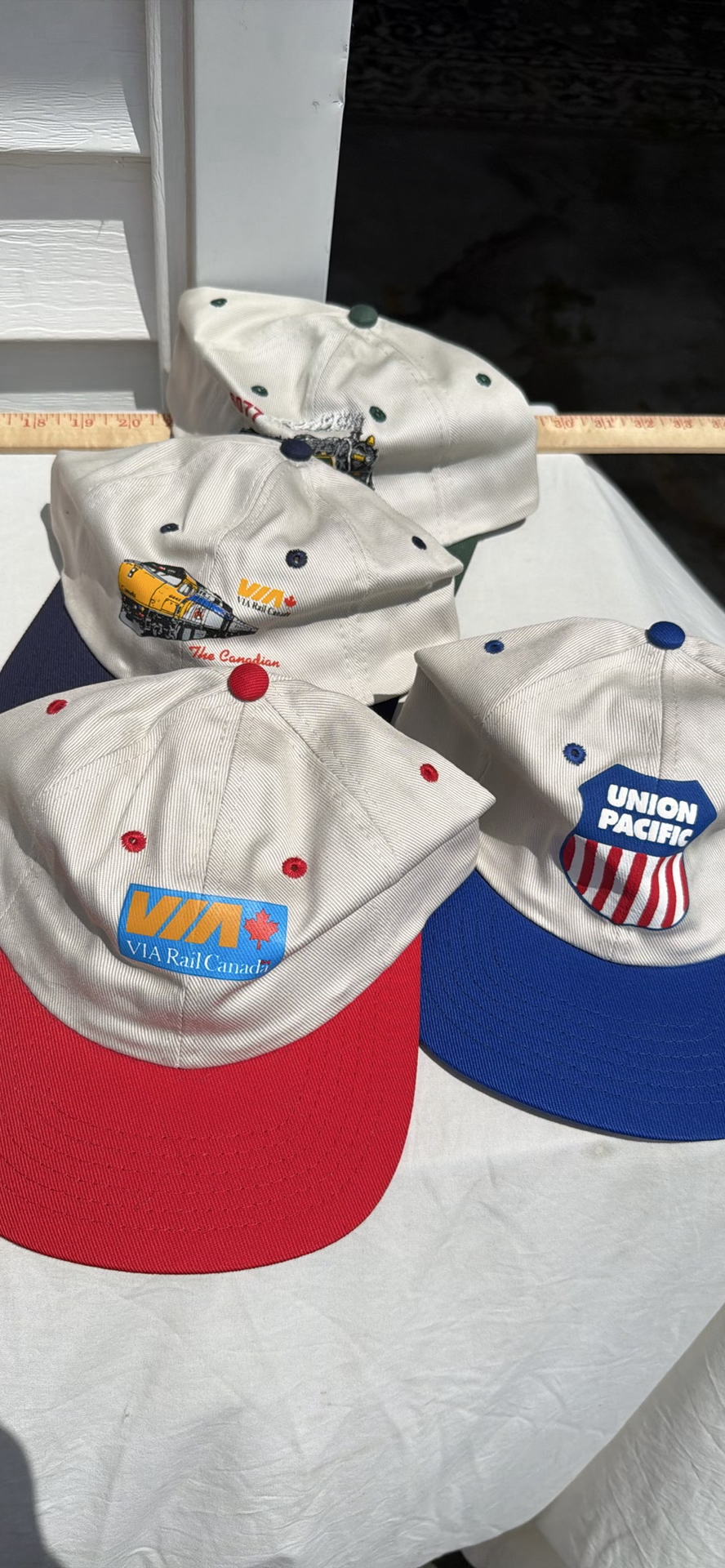 Railroad Logo Baseball Caps Collection - CPR, VIA, Union Pacific, CNR, MORE! - image 1 of 8