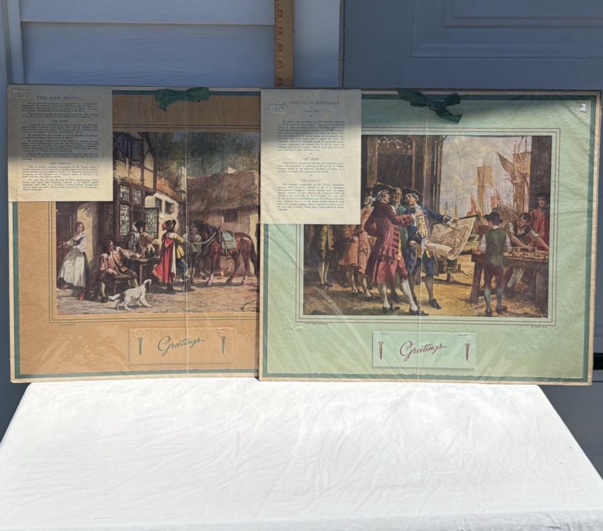 Two Vintage Calendar Art Prints by Vernon Ward - image 1 of 8