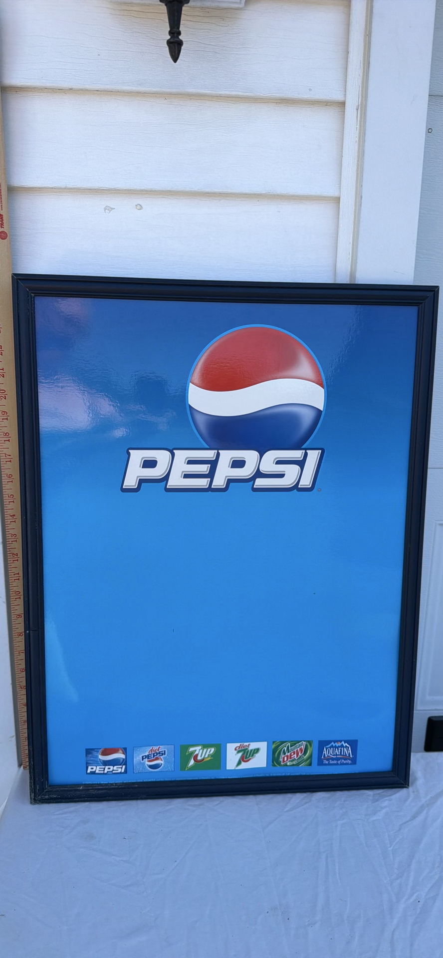 Framed Pepsi Promotional Sign - image 1 of 3