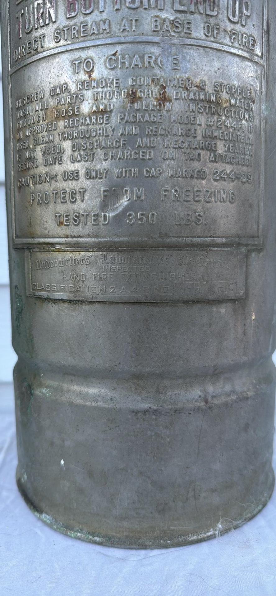 York Antique Foam Type Fire Extinguisher - image 3 of 5