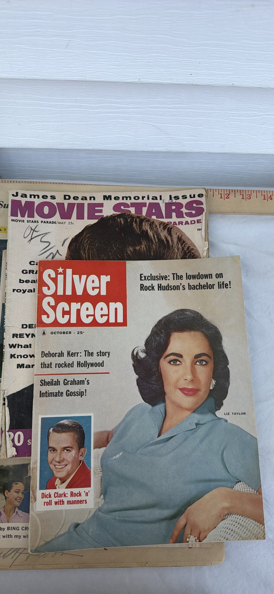 Assorted Vintage Magazines Including Movie Stars Parade, Liberty (1958), Silver Screen, and The Sunday Telegram (1957)Weekend Magazine - image 5 of 22