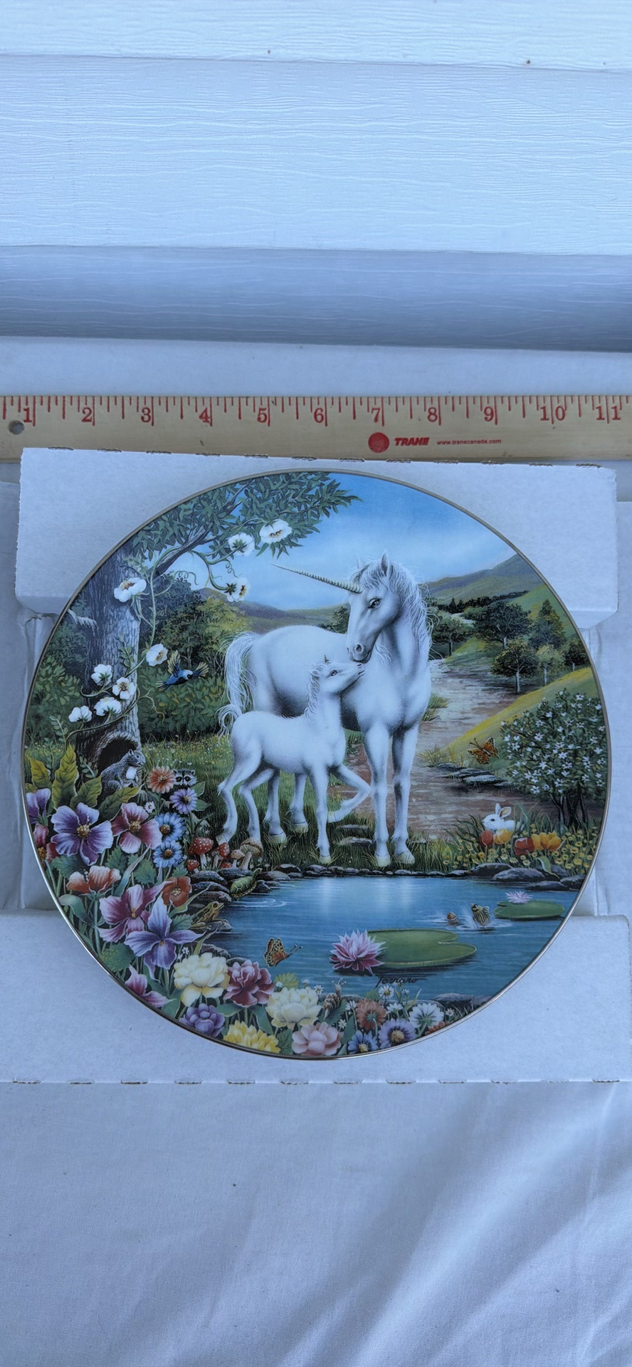 Bradford Exchange Kingdom of the Unicorn Decorative Plate - image 1 of 10