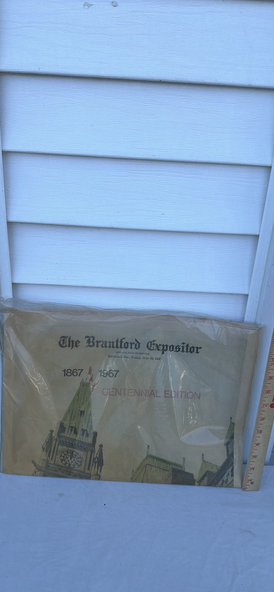 The 1967 Brantford Expositor Centennial Edition Newspaper - image 3 of 6