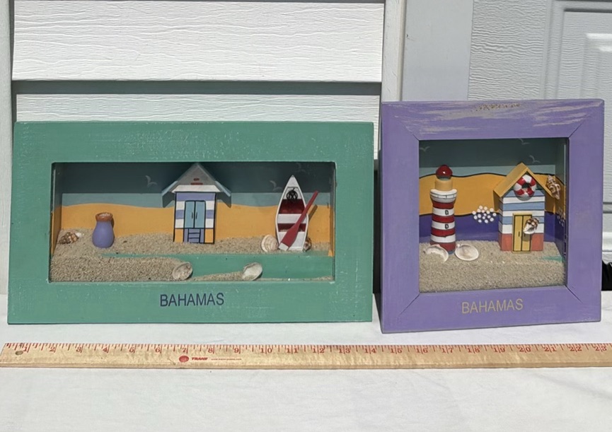 Two Bahamas-Themed Shadow Box Wall Decor Pieces - image 3 of 5