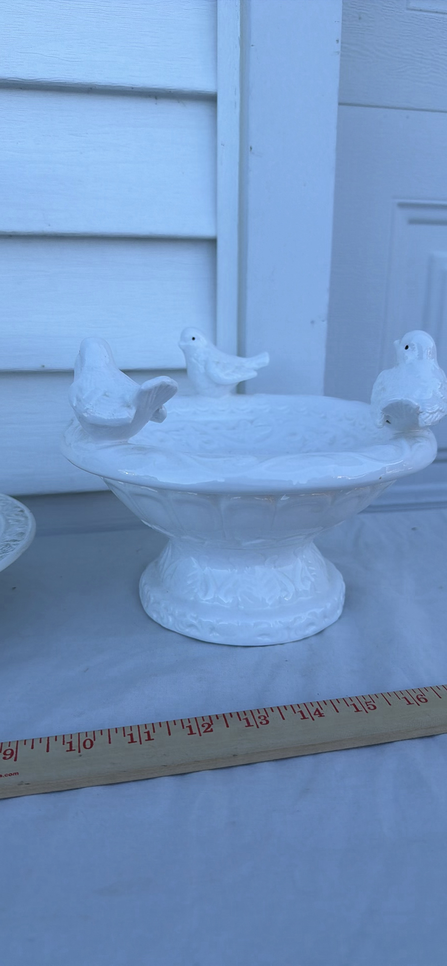 Bombay Three-Tier Serving Stand and Bird-Decorated Pedestal Bowl - image 5 of 9
