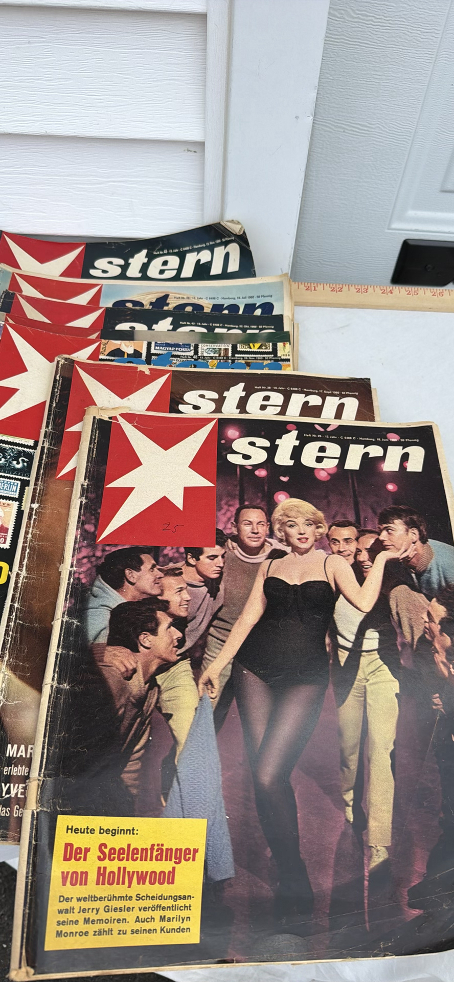 Vintage 1960 Stern German Magazines - Lot of 10 - image 2 of 17