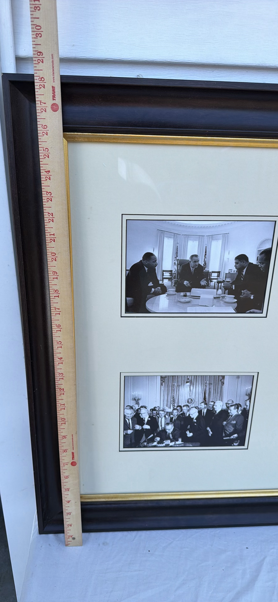 Three Framed White House President Photo Collage Artworks Regan, Bush - image 9 of 20