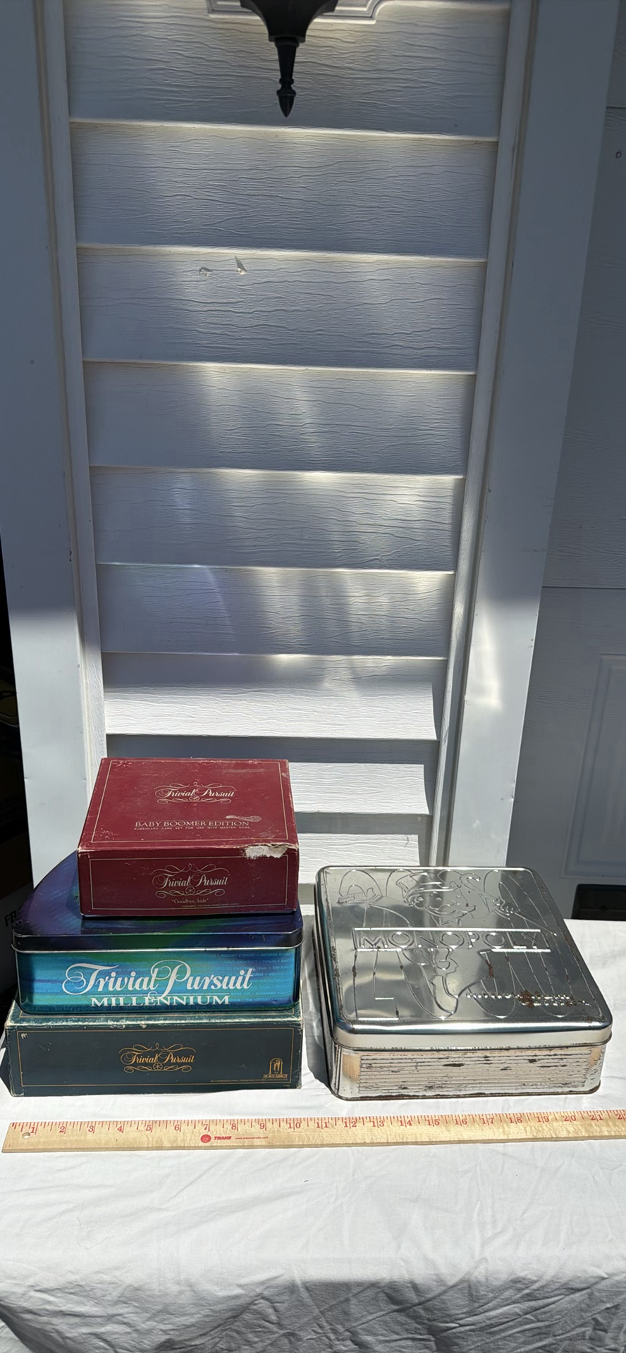 Older Trivial Pursuit Game Editions and Monopoly Tin Game - image 1 of 13